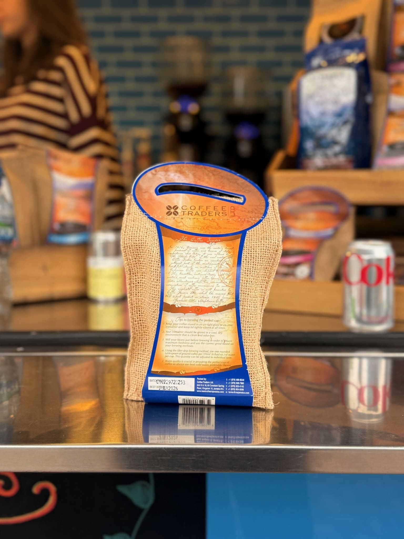 4 oz Coffee Traders 100% Blue Mountain Peaberry Coffee Beans