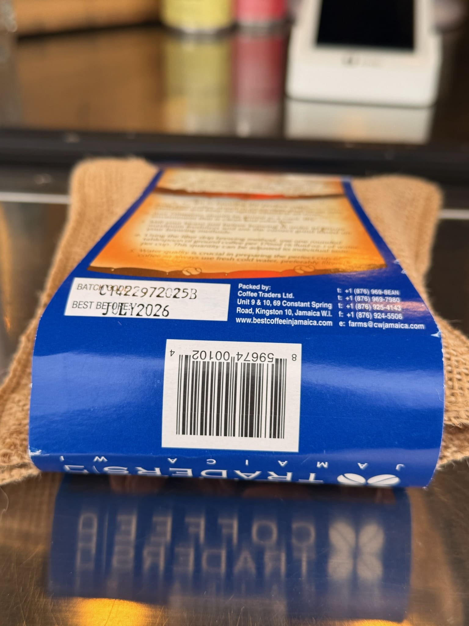 4 oz Coffee Traders 100% Blue Mountain Peaberry Coffee Beans